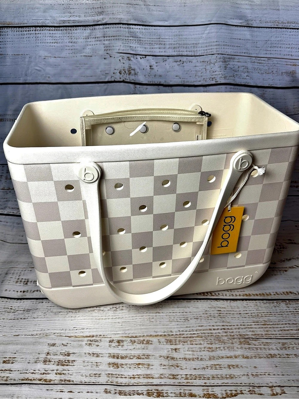 ✨NWT Original Bogg Bag - Checker Out Tote